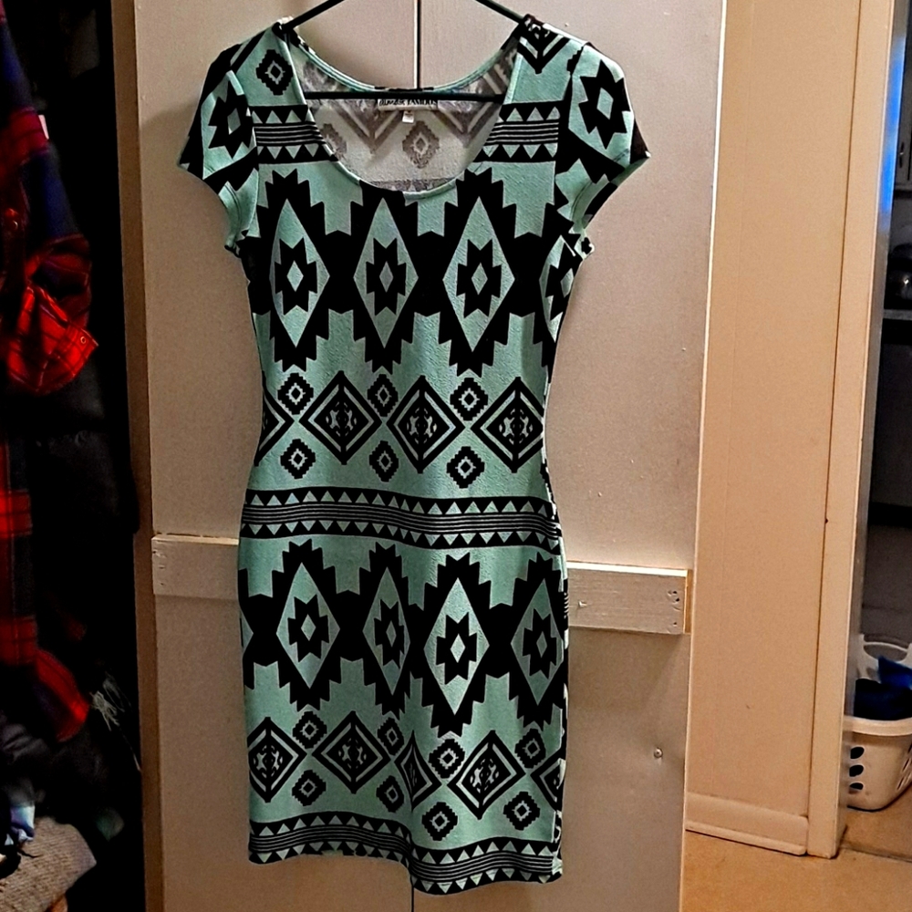 Tribal print dress